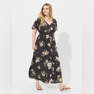 Torrid Button Front Maxi Dress